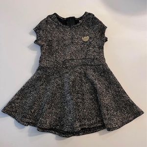JUICY COUTURE little girl's black and gold dress. Size 12 months. EUC!